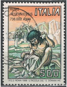 ITALY 1988 Homo Aeserniensis us