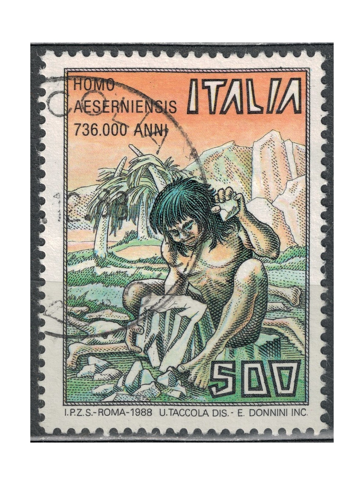 ITALY 1988 Homo Aeserniensis us