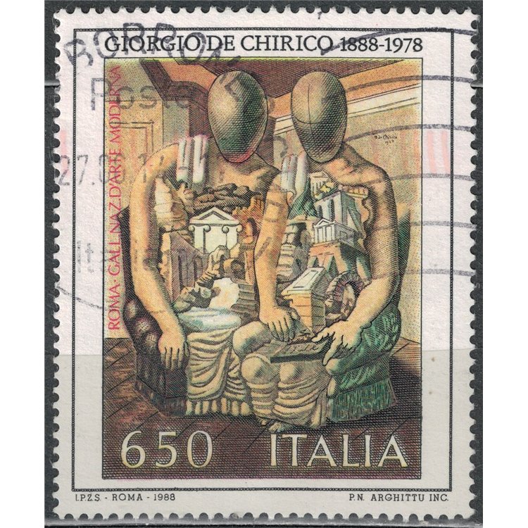 ITALY 1988 Giorgio de Chirico us