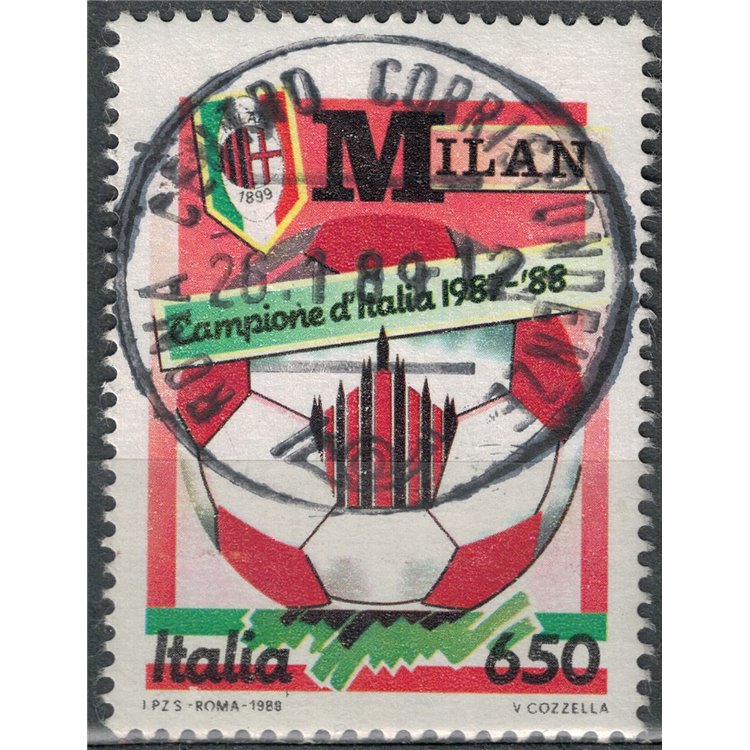 ITALIA 1988 Milan campione d'Italia us