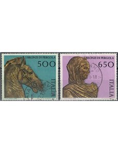 ITALY 1988 Pergola Bronzes 2v us