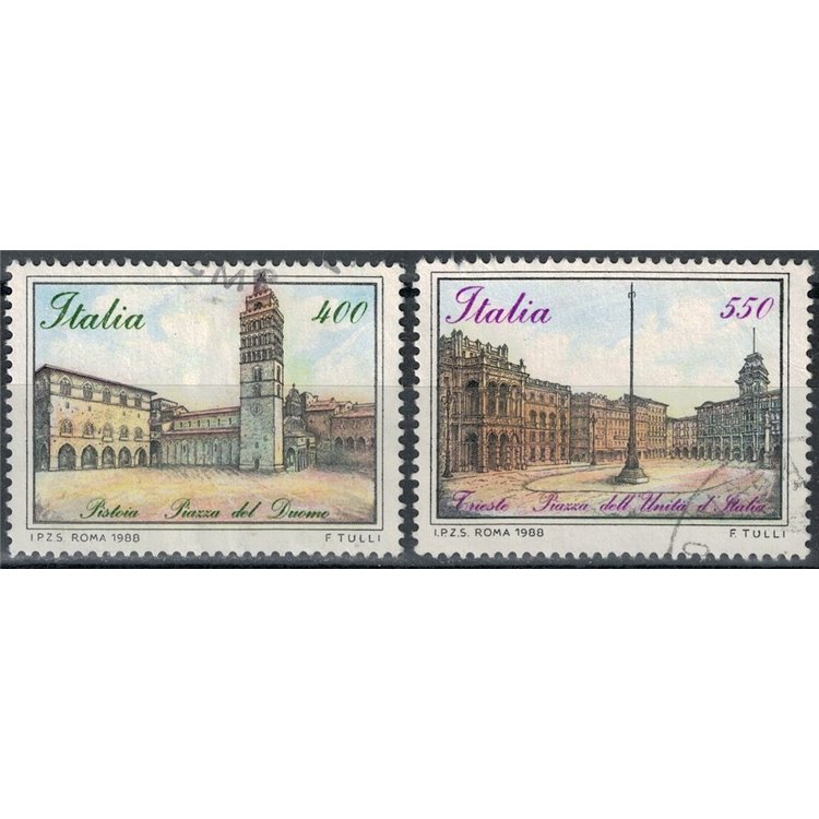 ITALY 1988 Italian Squares 2v us