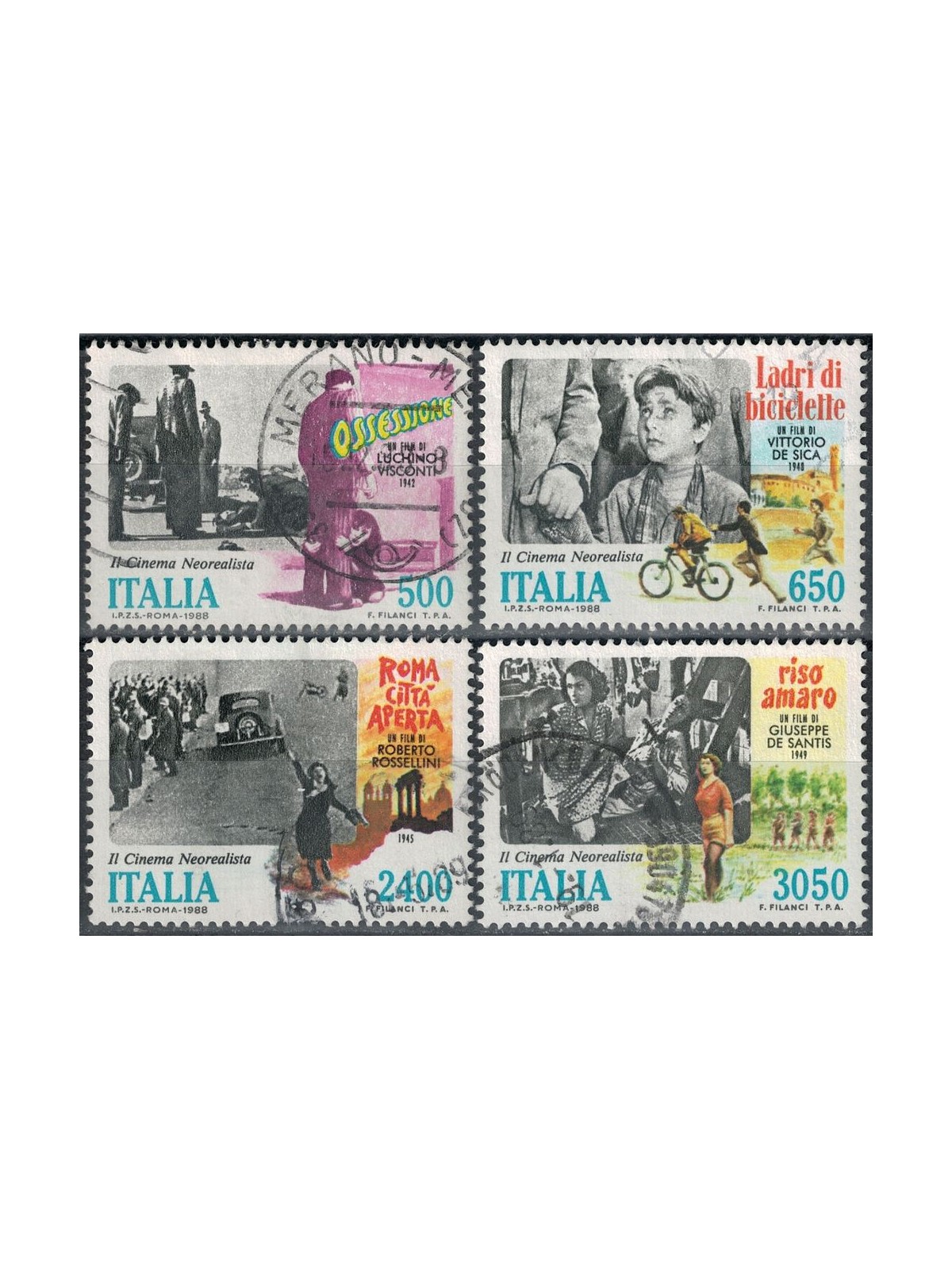 ITALIA 1988 Cinema italiano 4v us