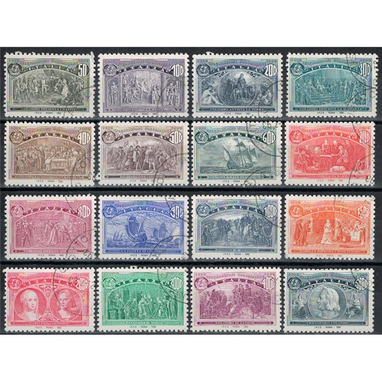 ITALY 1992 The Voyages of Columbus 16v us