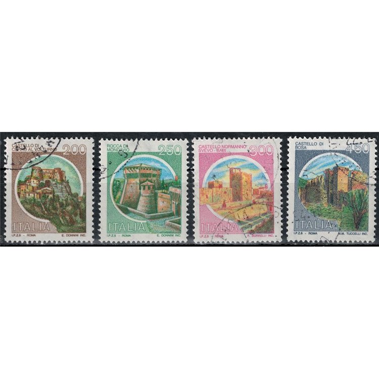 ITALIA 1994 Castelli d'Italia 4v us