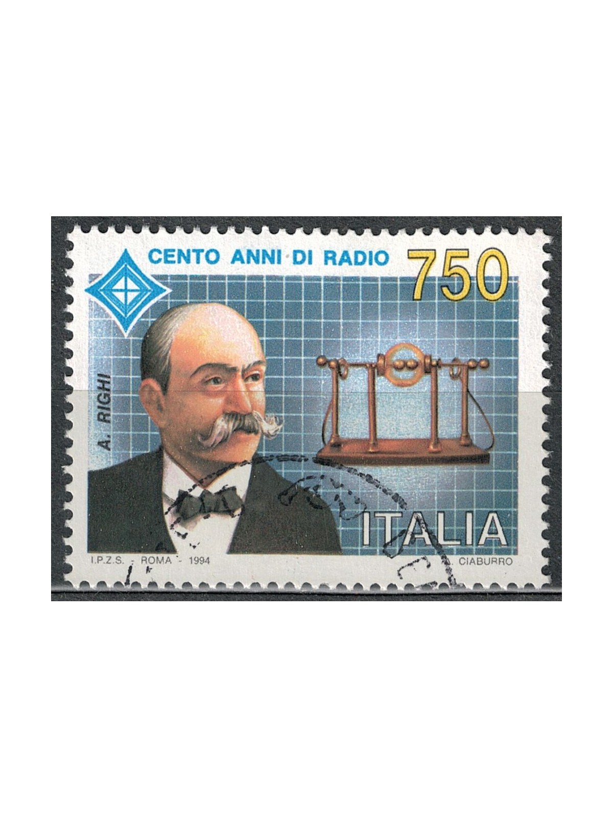 ITALIA 1994 Centenario della radio us