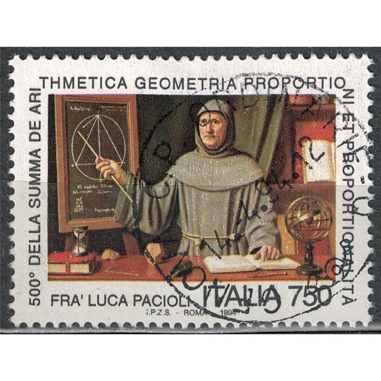 ITALIA 1994 Frà Luca Pacioli us
