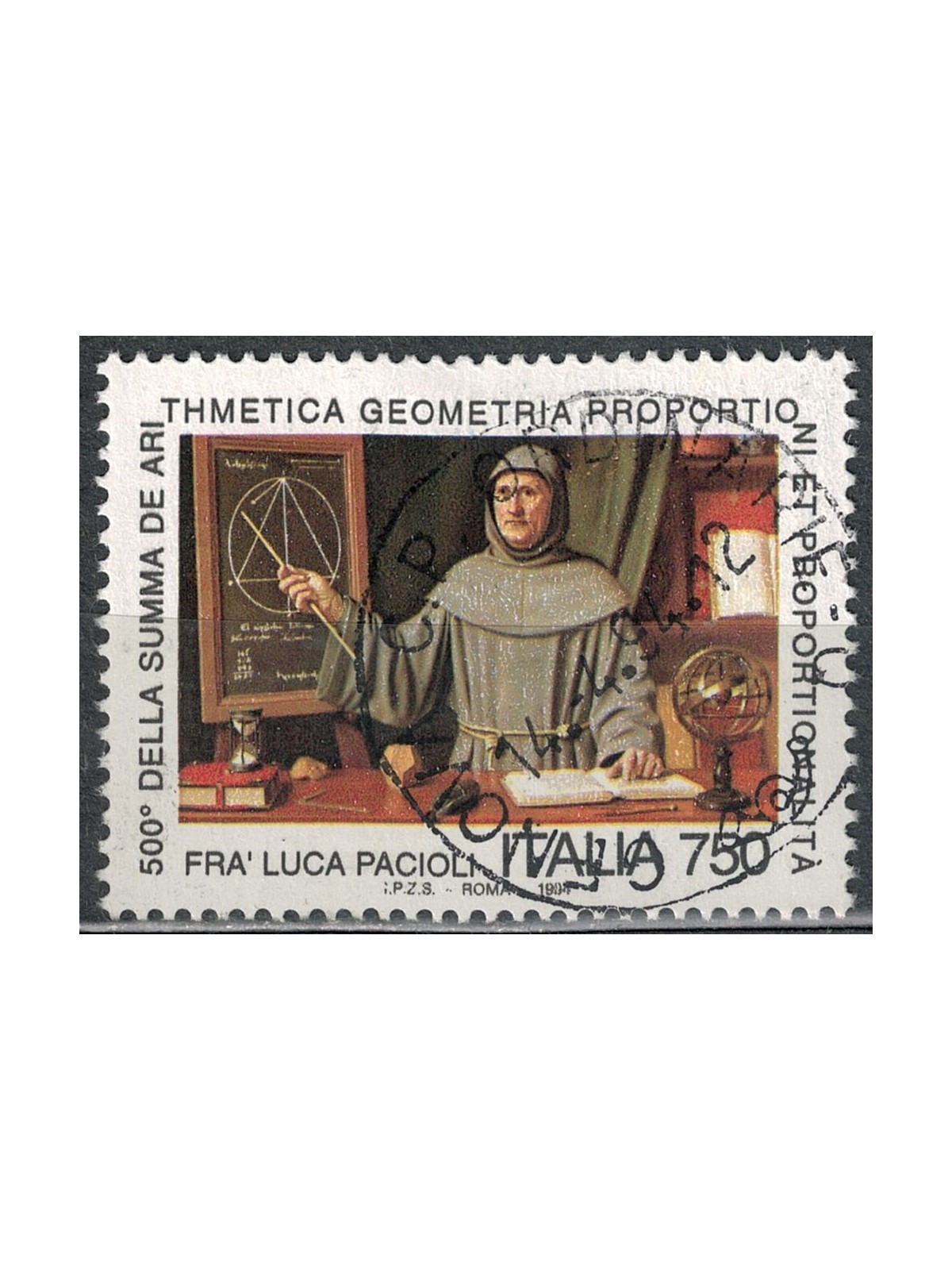 ITALIA 1994 Frà Luca Pacioli us