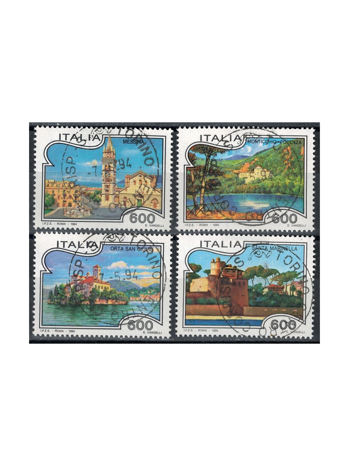 ITALY 1994 Tourism 4v us
