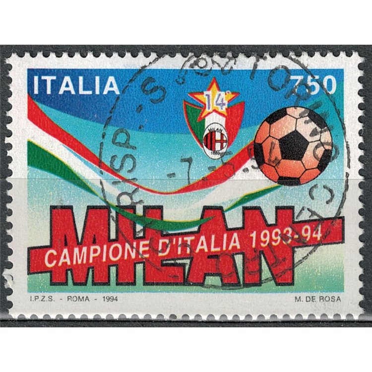 ITALY 1994 Milan champion of Italy us