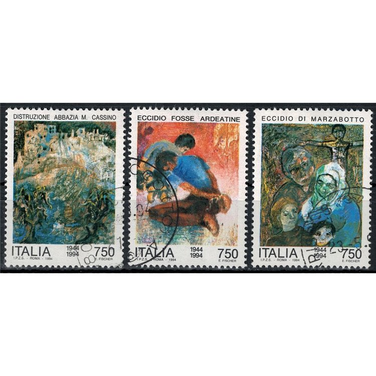 ITALY 1994 Events of the Second World War 3v us