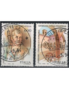 ITALY 1994 Philately Day 2v us
