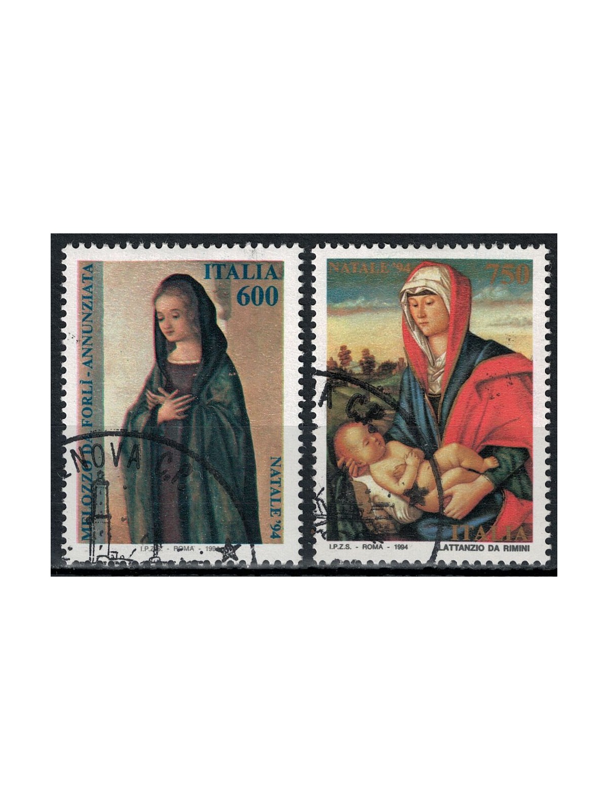 ITALIA 1994 Natale 2v us