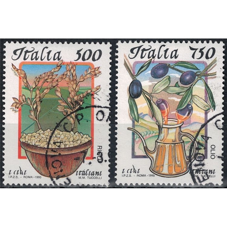 ITALIA 1995 Cibi italiani 2v us