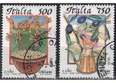 ITALIA 1995 Cibi italiani 2v us