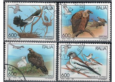 ITALY 1995 Birds 4v us