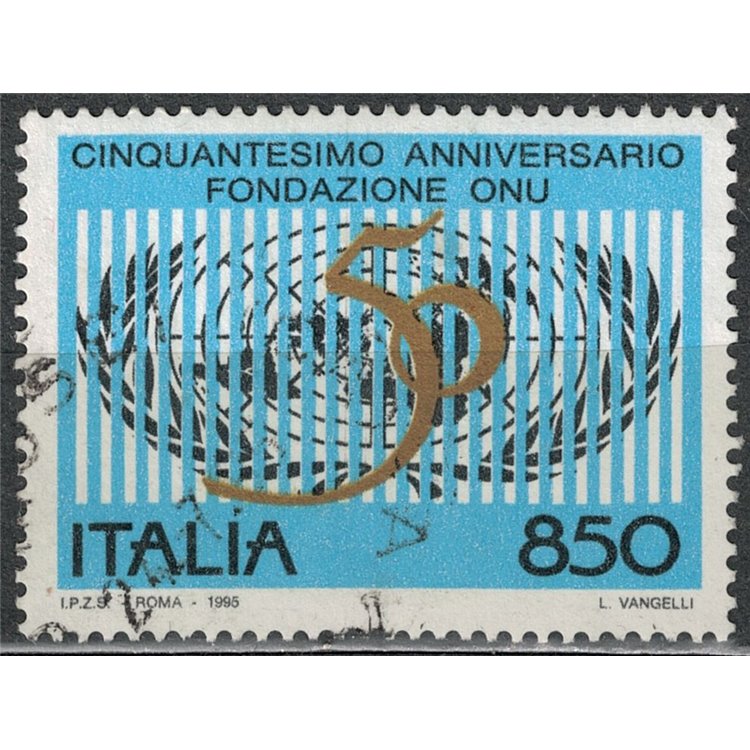ITALIA 1995 Anniversario ONU us