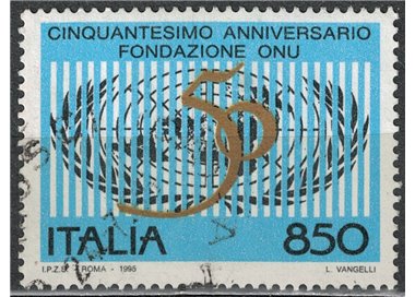 ITALIA 1995 Anniversario ONU us