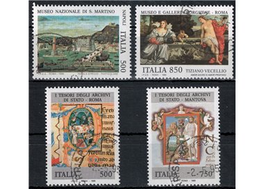 ITALY 1995 Archives and Museums 4v us