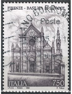 ITALIA 1995 Basilica di Santa Croce us