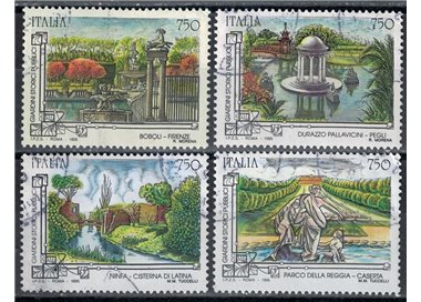 ITALY 1995 Historic Public Gardens 4v us