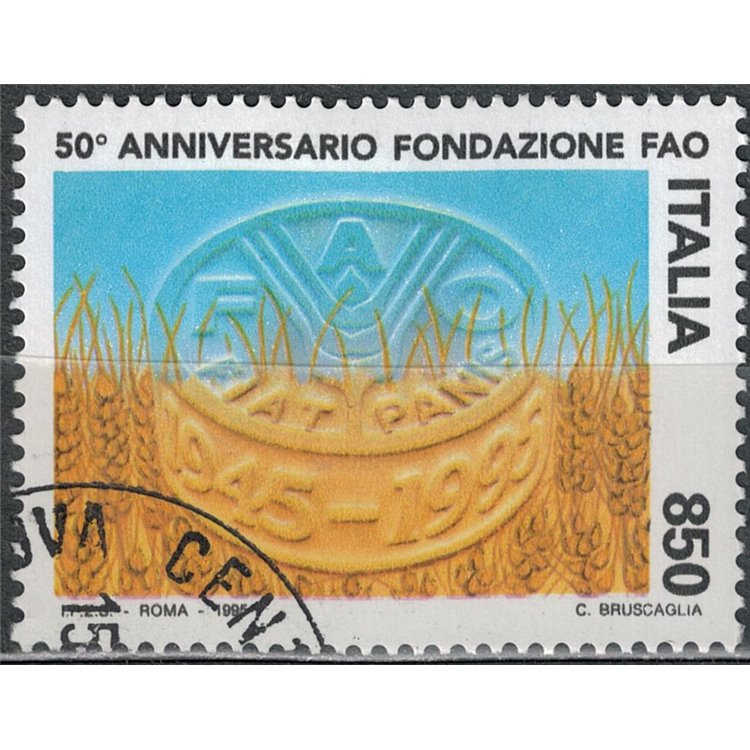 ITALIA 1995 Anniversario della FAO us