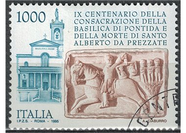 ITALIA 1995 Basilica di Pontida us