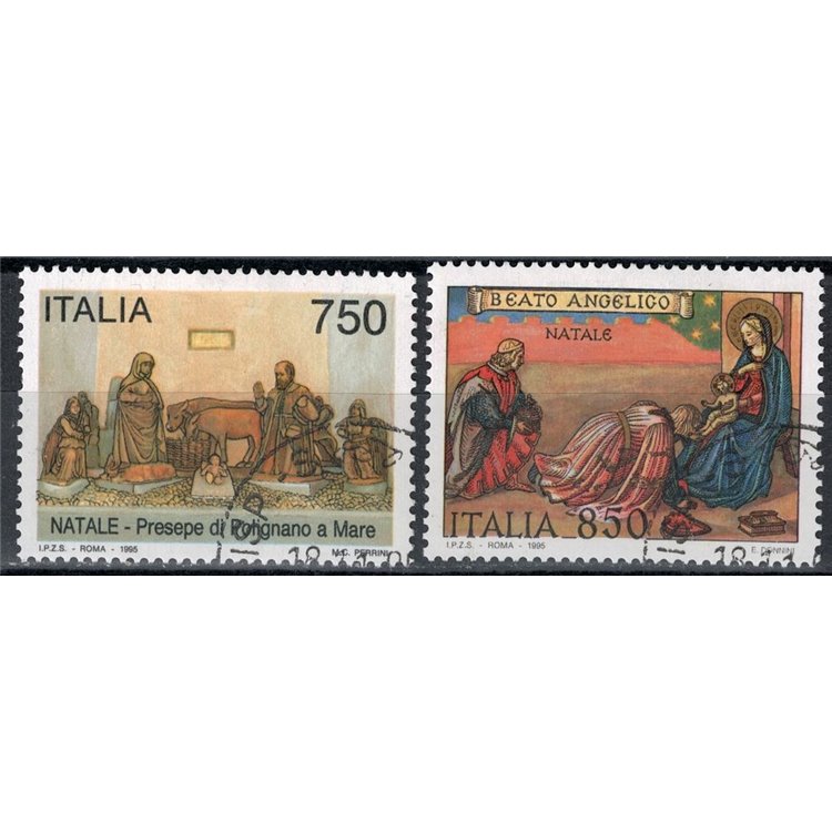 ITALIA 1995 Natale 2v us