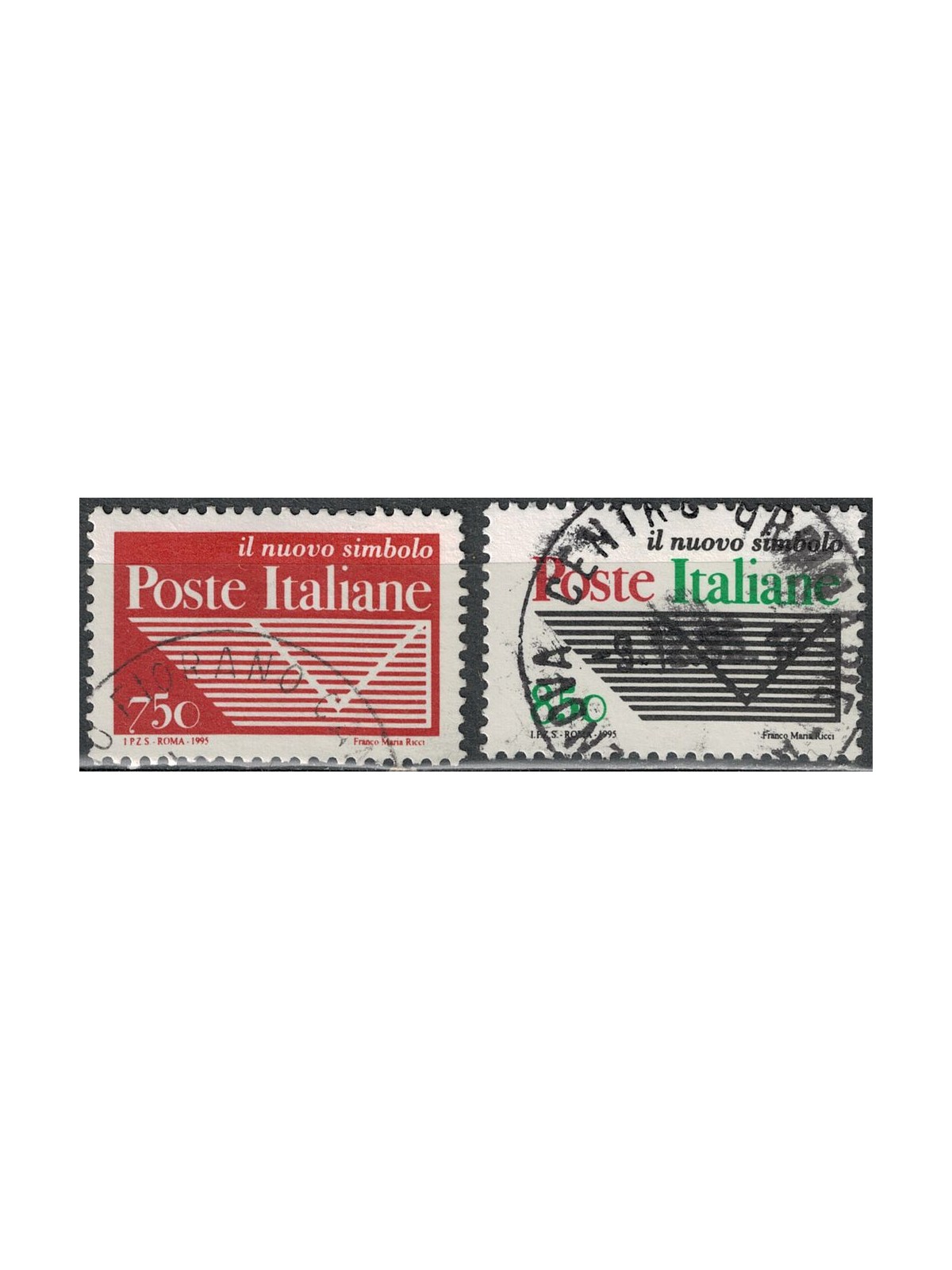 ITALIA 1995 Ente Poste Italiane 2v us
