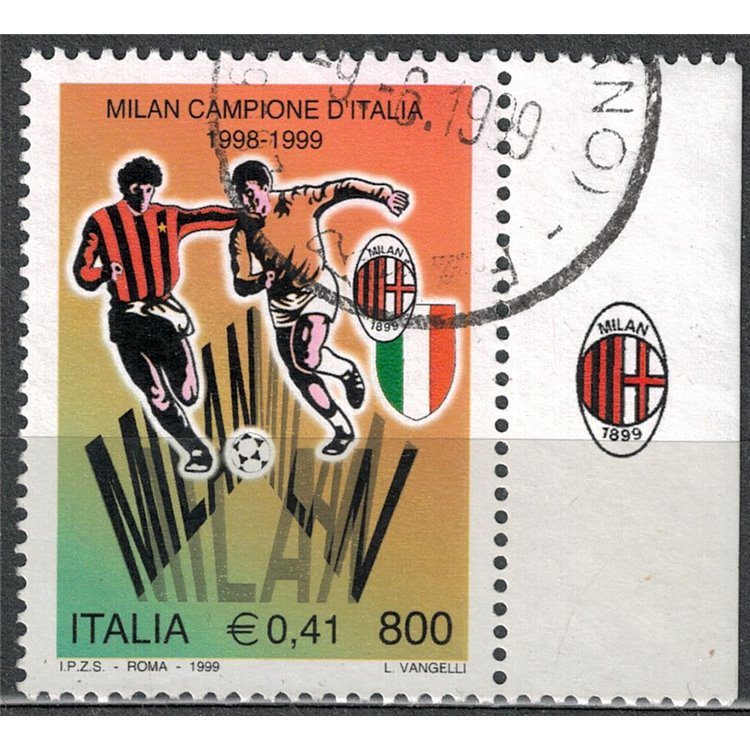 ITALY 1999 Milan champion of Italy ca Milan us