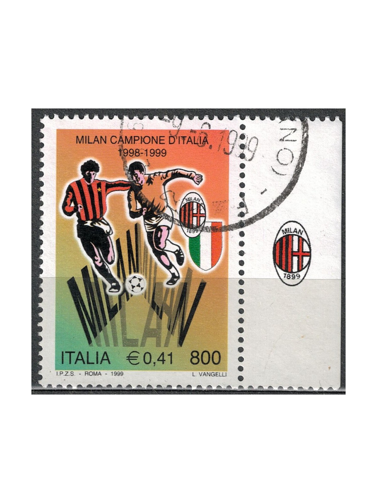 ITALY 1999 Milan champion of Italy ca Milan us