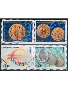 ITALY 2002 Single European Currency 4v us