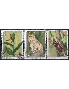 ITALIA 2002 Flora e fauna 3v us