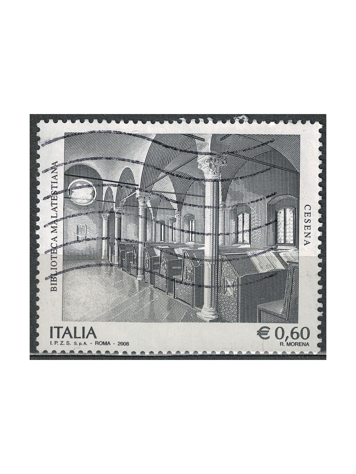ITALY 2008 Malatestiana Library us
