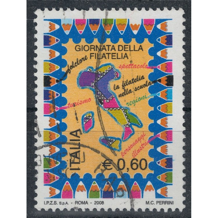 ITALY 2008 Philately Day us