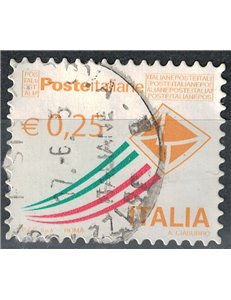ITALY 2013 Ordinary series €0.25 us