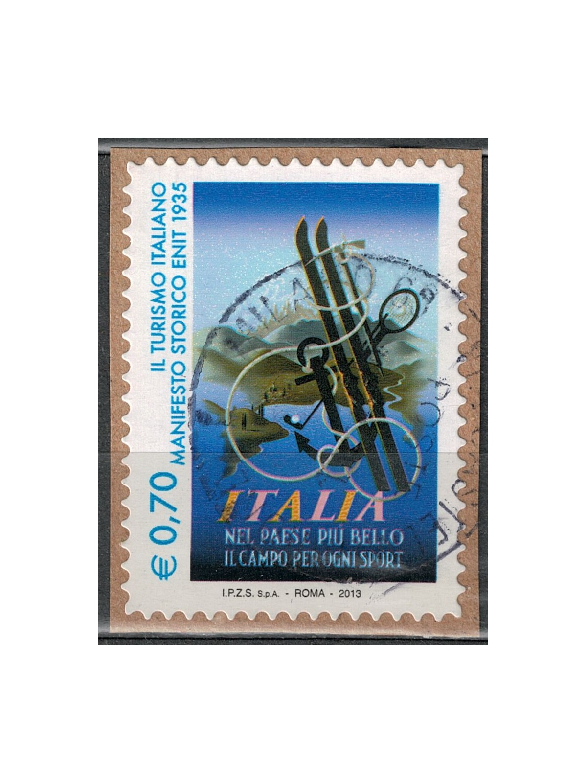 ITALIA 2013 Manifesto storico ENIT us