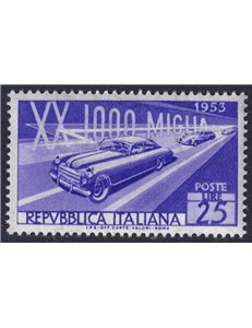 ITALY 1953 Mille Miglia MNH**