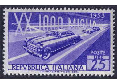 ITALY 1953 Mille Miglia MNH**