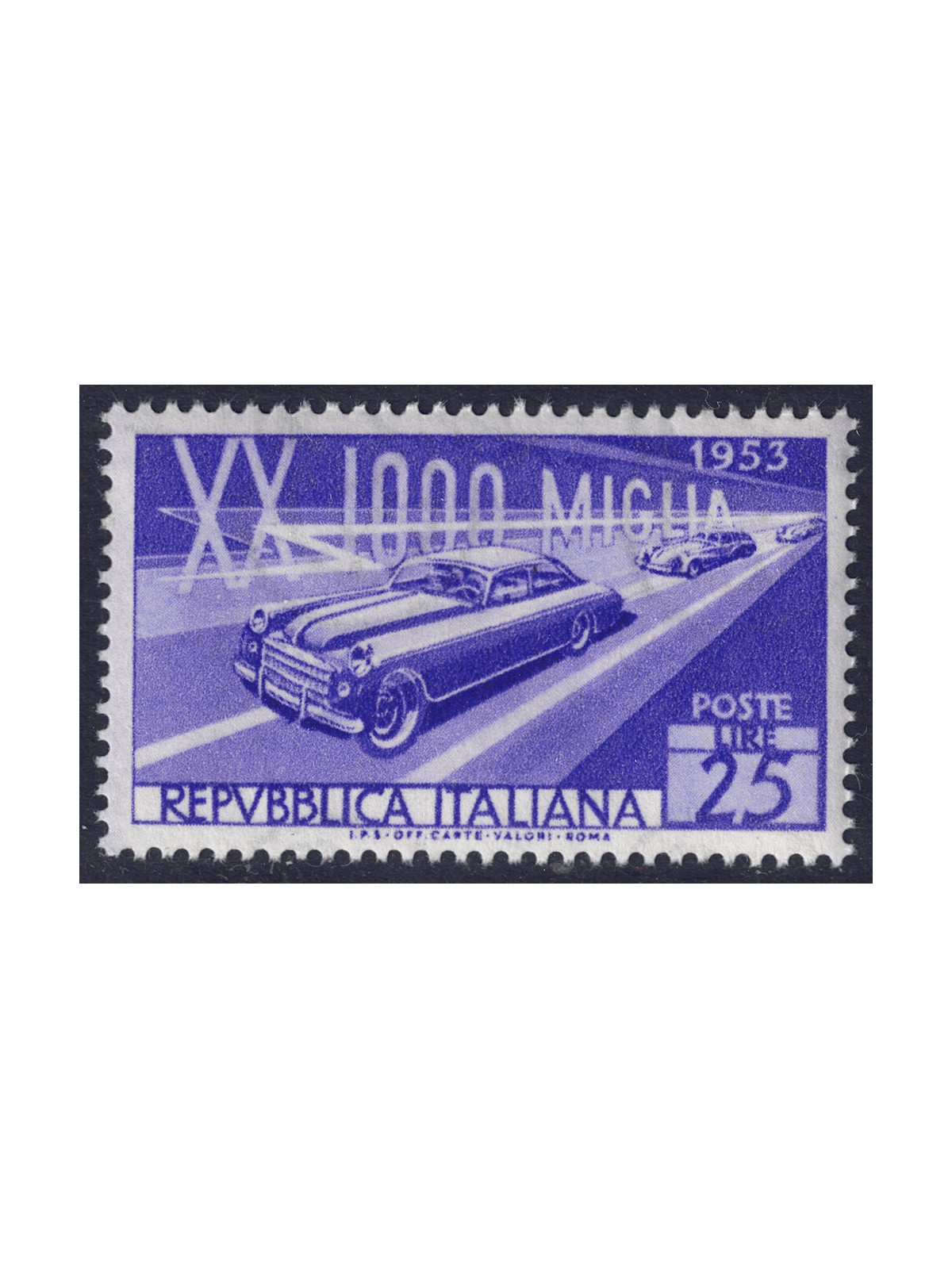 ITALY 1953 Mille Miglia MNH**