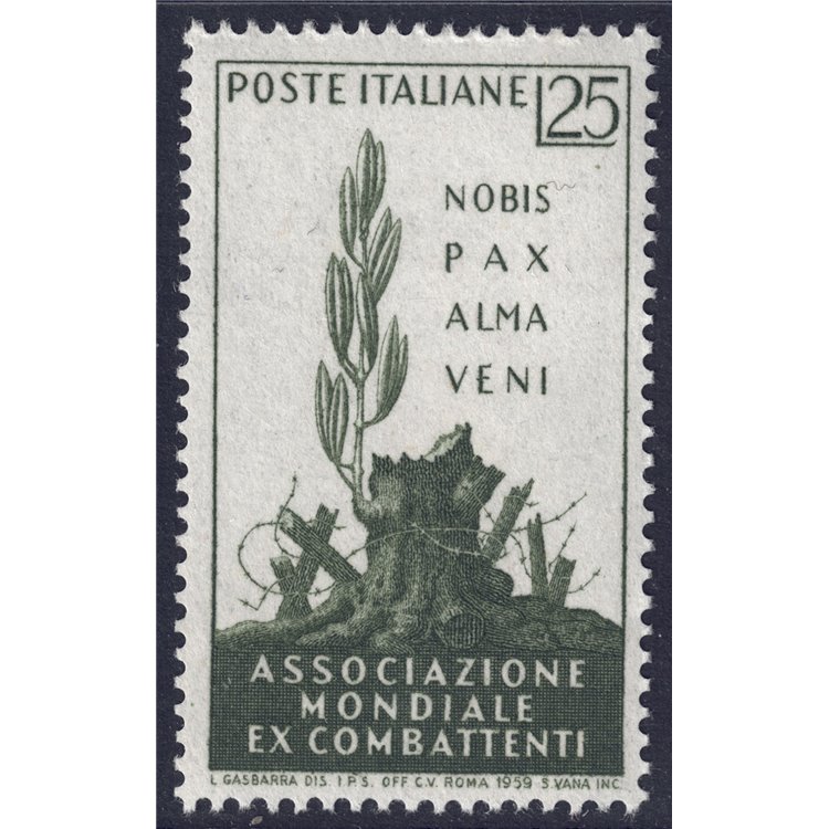 ITALY 1959 World Association of Former Combatants MNH**
