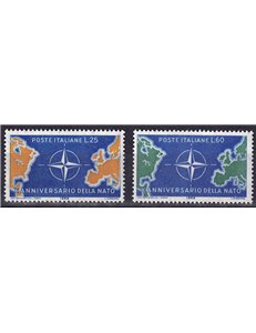 ITALIA 1959 Decennale NATO 2v MNH**