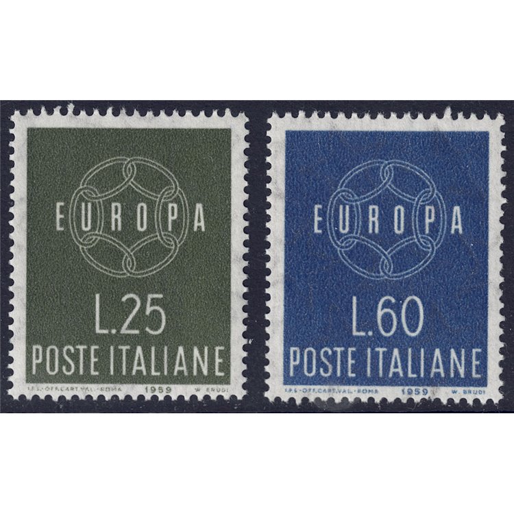 ITALY 1959 Europe 2v MNH**