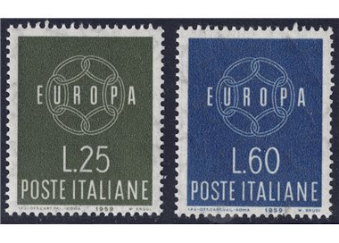 ITALY 1959 Europe 2v MNH**