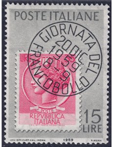 ITALY 1959 Stamp Day MNH**