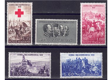 ITALY 1959 War of Independence 5v MNH**