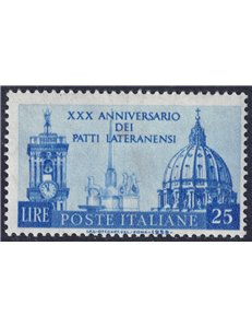 ITALY 1959 Lateran Pacts MNH**