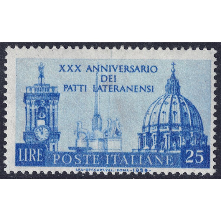 ITALIA 1959 Patti Lateranensi MNH**