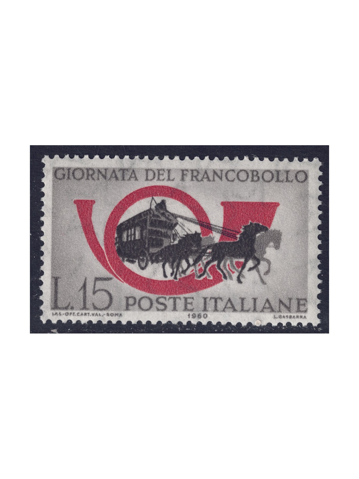 ITALY 1960 Stamp Day MNH**