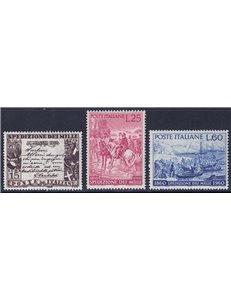 ITALY 1960 Expedition of the Thousand 3v MNH**